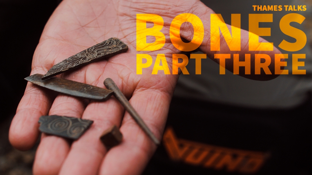 THAMES TALKS: Bones Part 3. Ancient Bones Leather in London’s River Thames! Mudlarking UK 🌊 ⚓